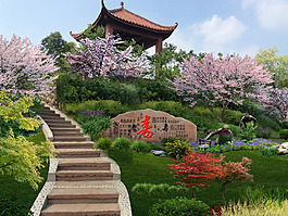 亭阁小楼 免费 素材