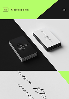 国外企业名片样机