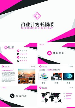黑粉高端商业计划书模板
