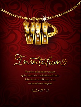 精美高档VIP卡片设计矢量元素