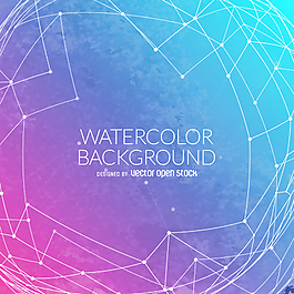 梯度水彩背景网