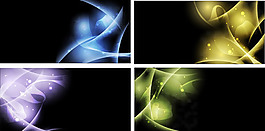 摘要明暗曲线背景集