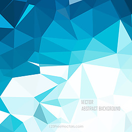 抽象蓝色Low Poly Background