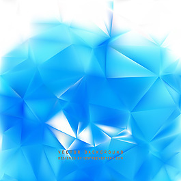 蓝色Low Poly Background