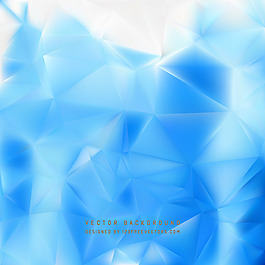 抽象蓝色Low Poly Background