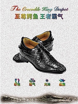 鳄鱼皮鞋海报