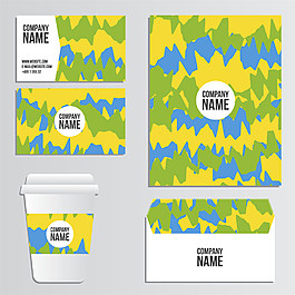 波纹彩色背景图片