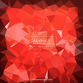 Low Poly Red背景向量