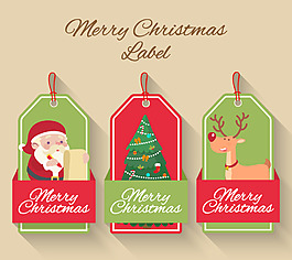 圣诞装饰标签