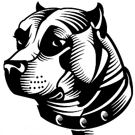 斗牛犬向量图标矢量