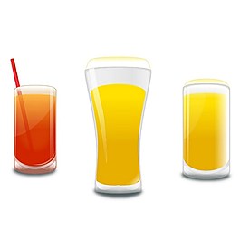 啤酒杯喝向量矢量图标