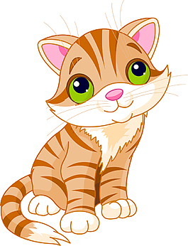 可爱卡通小猫图片 可爱卡通小猫素材 可爱卡通小猫模板免费下载 六图网