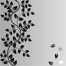 无缝背景树图案背景花花纹