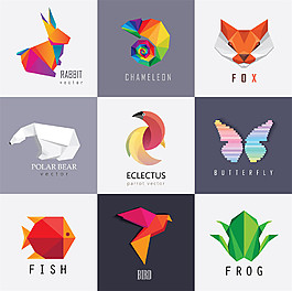 彩色纸质小动物图片