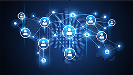 商务世界地图图片