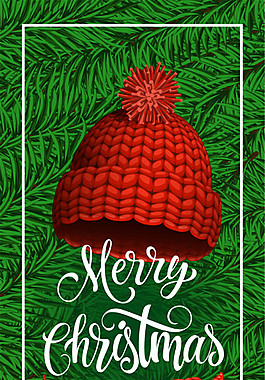 圣诞节帽子和围巾图片