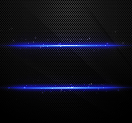 蓝色光效金属背景矢量素材