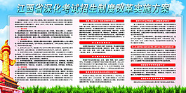 招生改革实施方案宣传栏