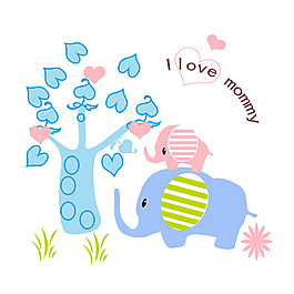 大象  动画 卡通