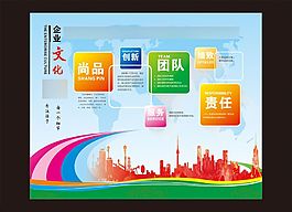 企业文化背景墙图片1