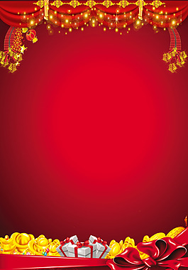 红色背景图片唯美