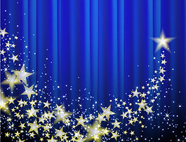 蓝色梦幻海报背景