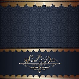 旧货婚礼的装饰风格邀请