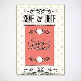 婚礼插画矢量图