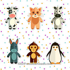 一群可爱的动物