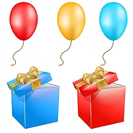 彩色的生日元素