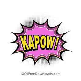 漫画书的爆炸，KAPOW