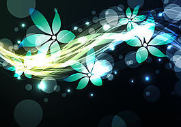 闪闪发光的蓝色系背景