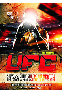 UFC Style Flyer