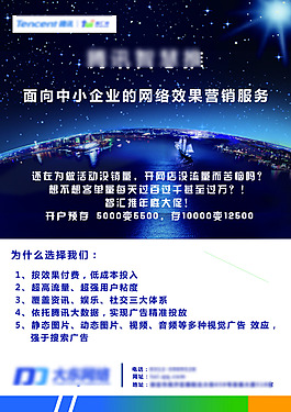智慧推宣传单页