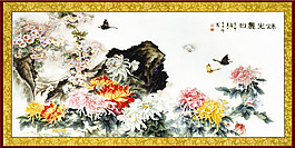 鸟语花香装饰画