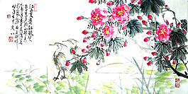 风景画面背景墙