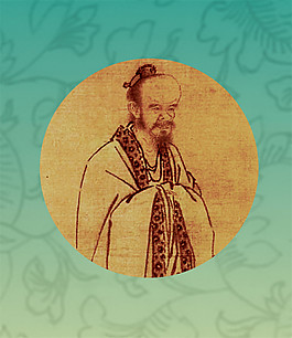古人头像装饰画