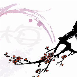 美丽桃花创意装饰画