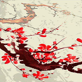 梅花香自苦寒来中国画装饰画