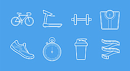 健康与健身图标