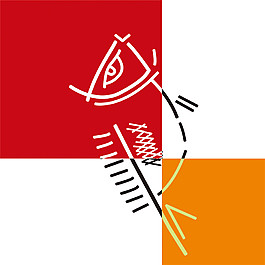 创意抽象鱼骨装饰画