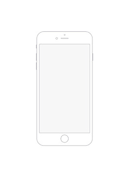 Iphone线框图图片 Iphone线框图素材 Iphone线框图模板免费下载 六图网