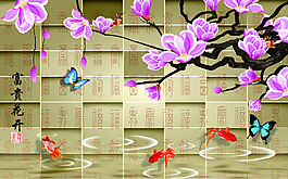 棋盘格装饰背景墙