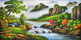 山水装饰画