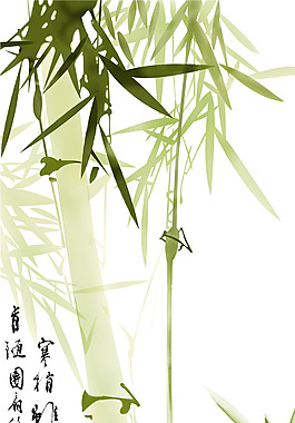 竹子简约装饰画