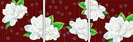 茉莉花装饰画