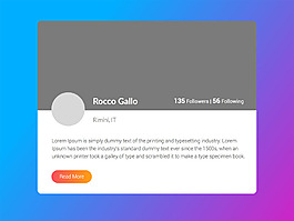 卡模板移动手机APP界面UI