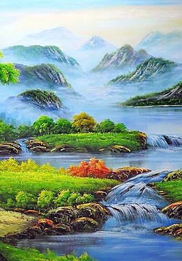 山水风景装饰画