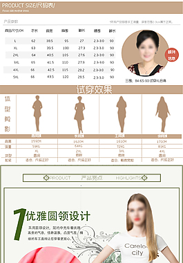 淘宝详情页   女装详情   产品详情