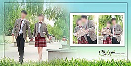恋曲婚纱艺术相册PSD模板